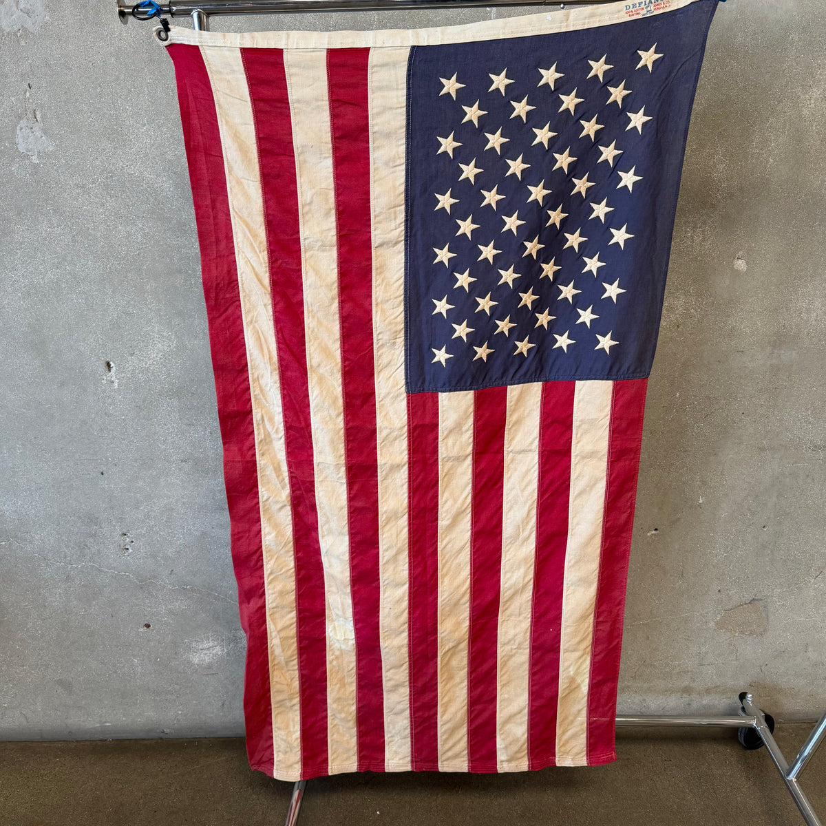 Vintage 50-Star American Flag c. Late 1940s-1950s