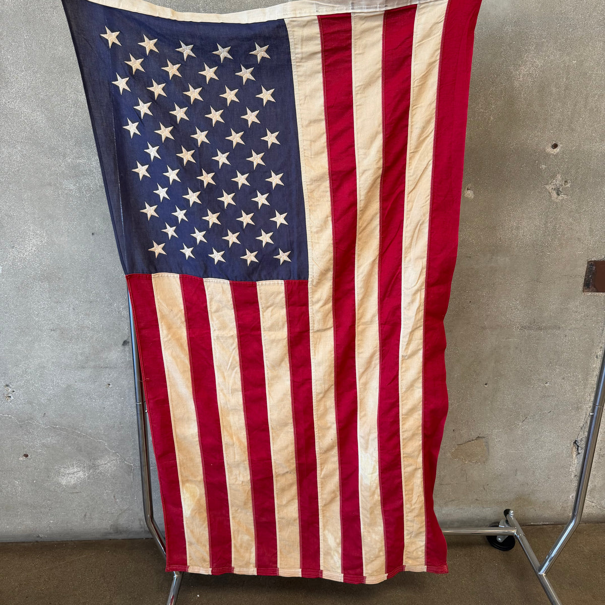 Vintage 50-Star American Flag c. Late 1940s-1950s