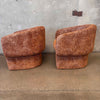 Pair of Rust Colored Sofa Company Lounge Chairs