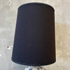 Vintage 1950s Blue Floral Lamp w/ New Shade (Rewired)