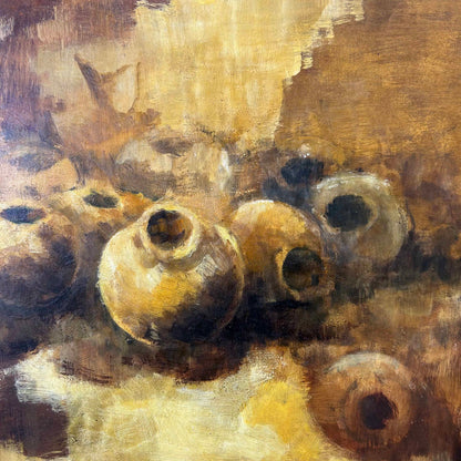 1960s Signed Oil Painting by Thomas Zarraonandia