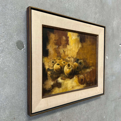 1960s Signed Oil Painting by Thomas Zarraonandia