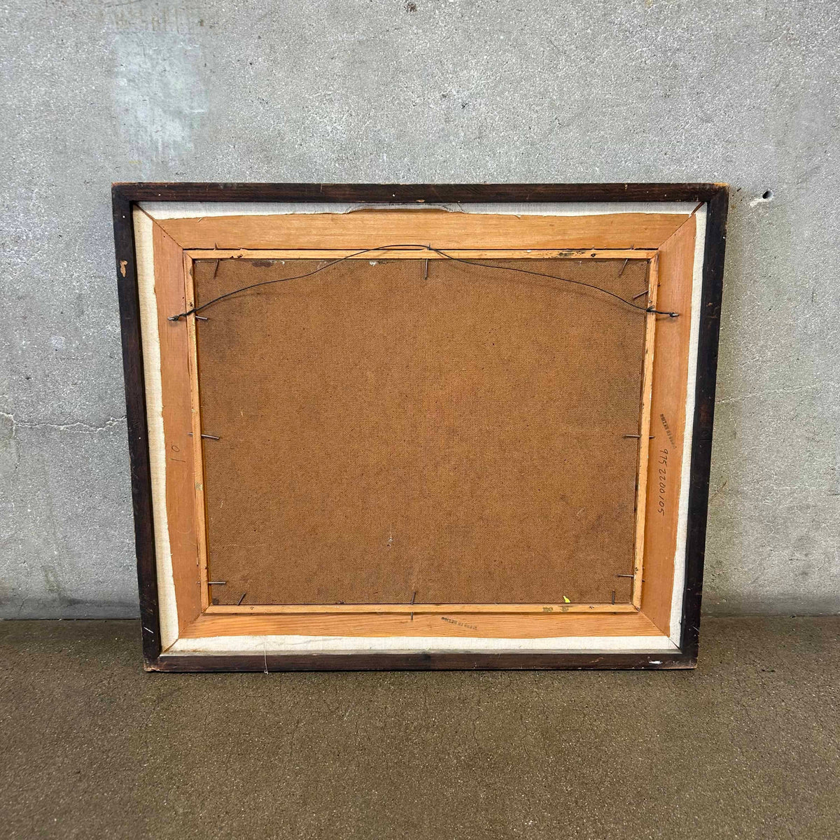 1960s Signed Oil Painting by Thomas Zarraonandia