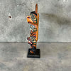 Hand Carved & Painted Thunderbird Wooden Totem