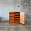 Danish Modern Teak Gentlemen's Chest w/Key