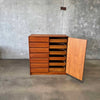 Danish Modern Teak Gentlemen's Chest w/Key