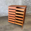 Danish Modern Teak Gentlemen's Chest w/Key