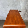 Danish Modern Teak Gentlemen's Chest w/Key