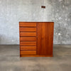 Danish Modern Teak Gentlemen's Chest w/Key