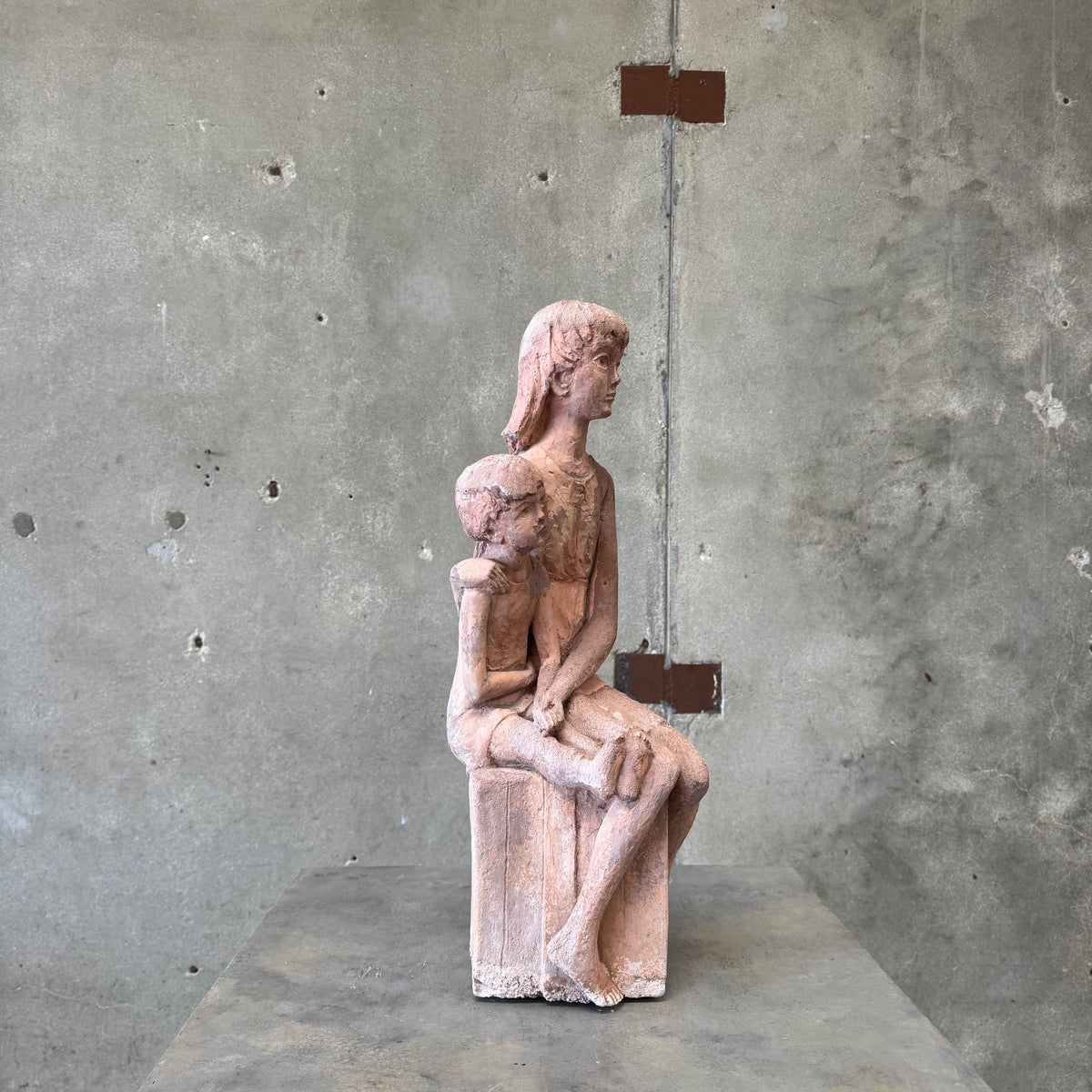Woman & Child Sculpture