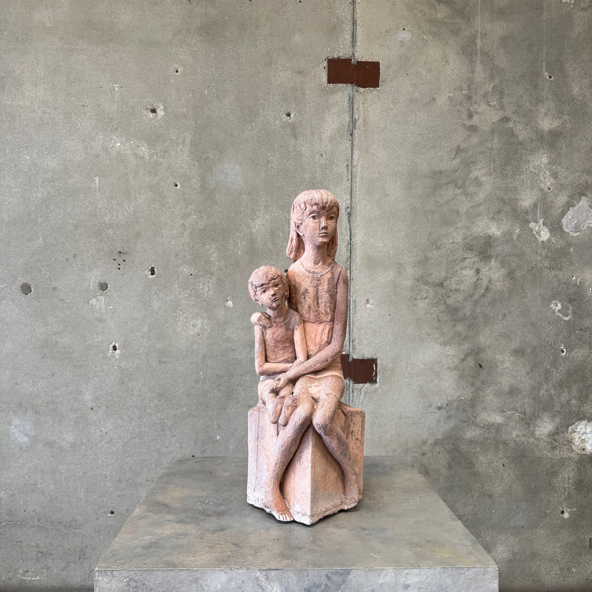 Woman & Child Sculpture