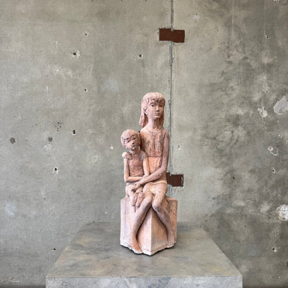 Woman & Child Sculpture