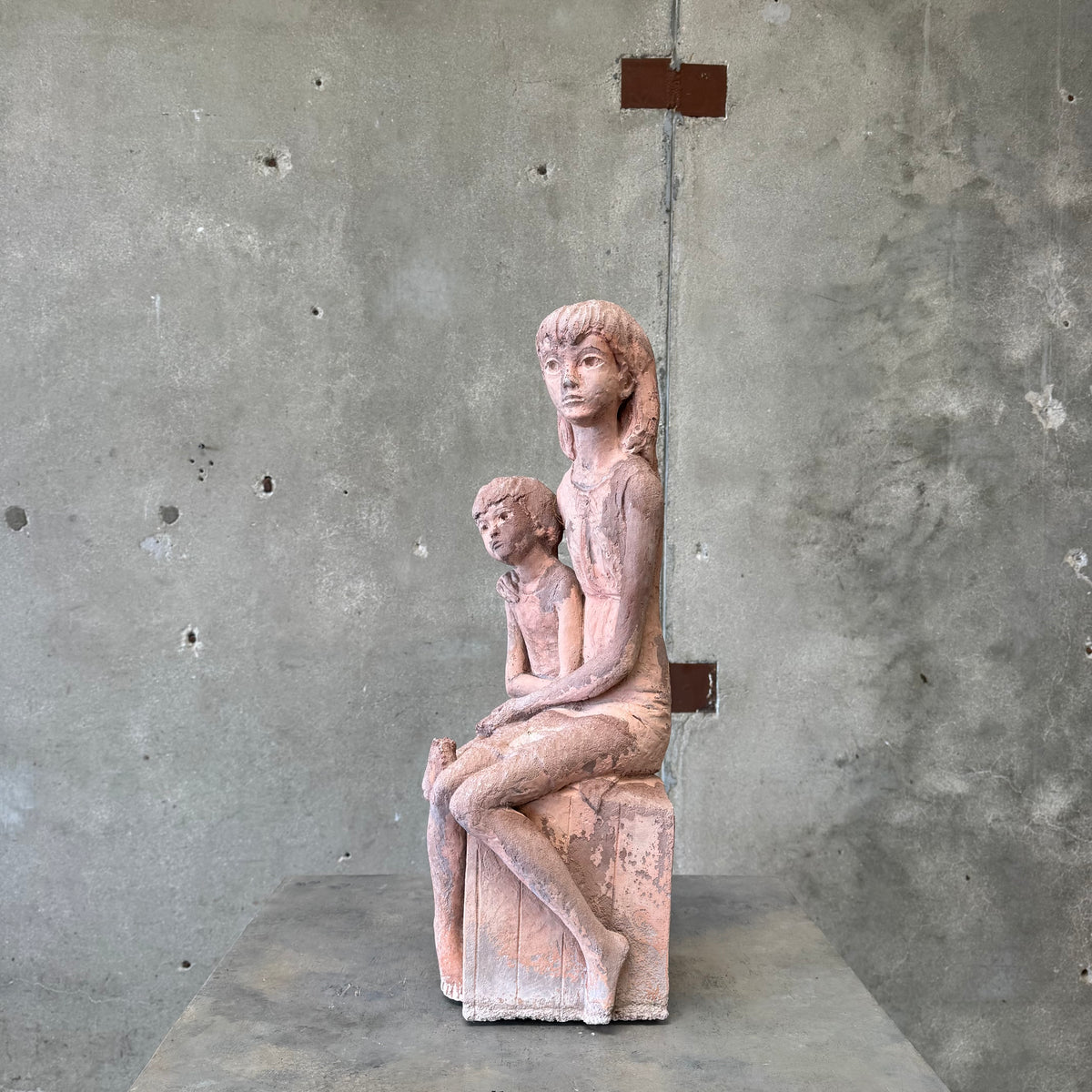 Woman & Child Sculpture