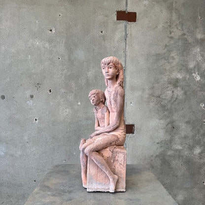 Woman & Child Sculpture