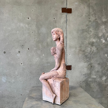 Woman & Child Sculpture