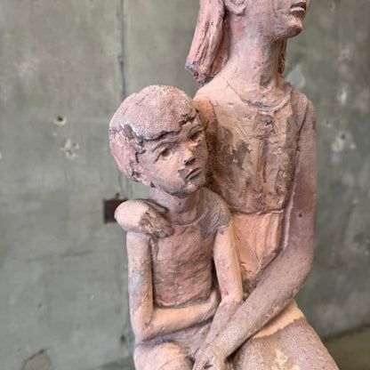 Woman & Child Sculpture