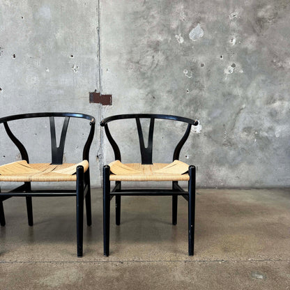 Set of Four Wishbone Chairs