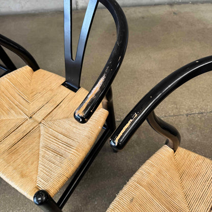 Set of Four Wishbone Chairs