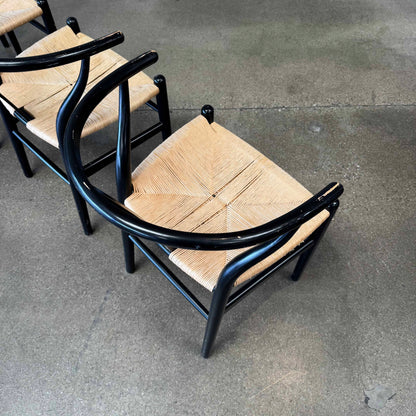Set of Four Wishbone Chairs
