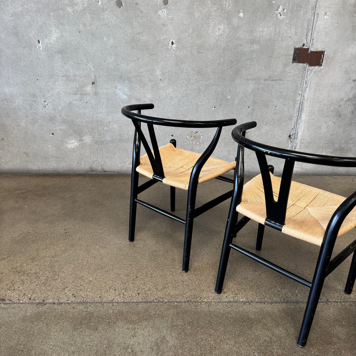 Set of Four Wishbone Chairs