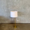 1960's Laurel Lamp Company Telescoping Adjustable Brass Floor Lamp