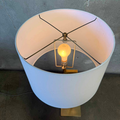1960's Laurel Lamp Company Telescoping Adjustable Brass Floor Lamp