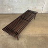 Mid Century Slat Bench