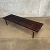 Mid Century Slat Bench