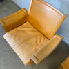 Pair of "Korium" Lounge Chairs By Tito Agnoli For Matteo Grassi, Italy 1980's