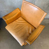 Pair of "Korium" Lounge Chairs By Tito Agnoli For Matteo Grassi, Italy 1980's