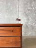 Mid Century Modern Walnut Dresser By Bassett Furniture