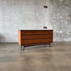 Mid Century Modern Walnut Dresser By Bassett Furniture