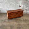 Mid Century Modern Walnut Dresser By Bassett Furniture