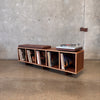 "Lofi" Vinal Storage Bench. Hand Built By Pete Deeble Furniture