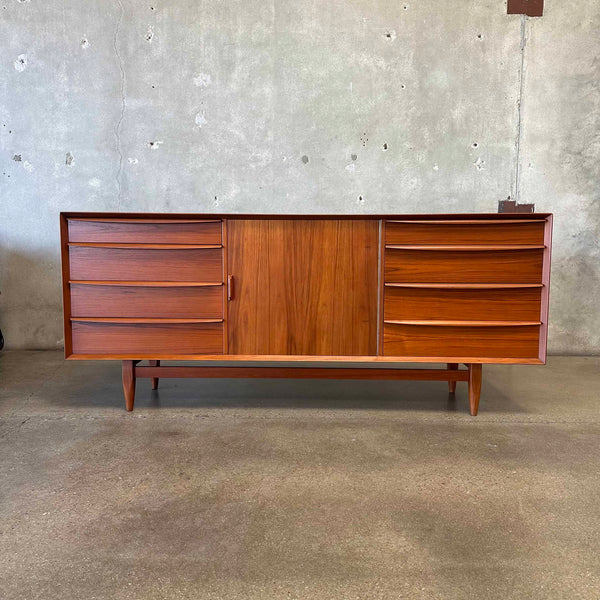 Danish Teak Dresser/Credenza by Svend Madsen - Marked Peter Wessel