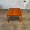Danish Teak Flip Top Dining/Game Table w/ Two Leaves