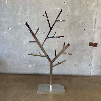 Post Modern Chrome Hall Tree