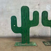 Pair of Vintage Metal Cactus Store Display From Millers Outpost