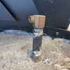 Vintage Mid Century Modern Malm "Zircon" Matt Black Metal Fireplace