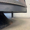 Vintage Mid Century Modern Malm "Zircon" Matt Black Metal Fireplace