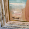 1960's Boris Original Painting "Girl in Sun Hat"