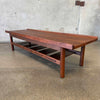 Bench/Table in Oiled Walnut by Lawrence Peabody