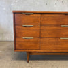 Mid Century Kent Coffey Walnut Dresser