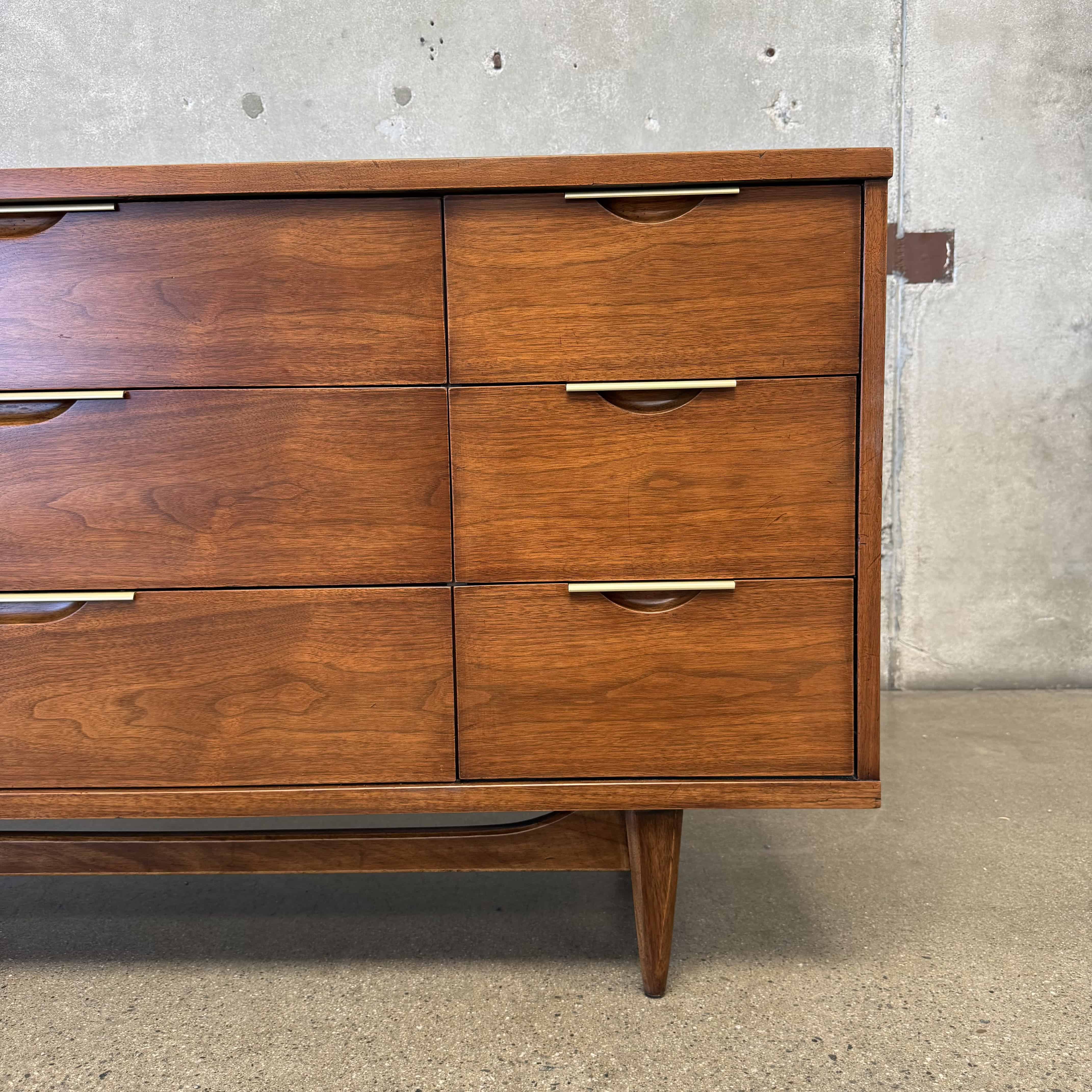 kent coffey dresser Mid Century Modern Vintage Kent Coffey "Perspecta" Rosewood & Walnut Tall Dresser Boston Mid Century Modern