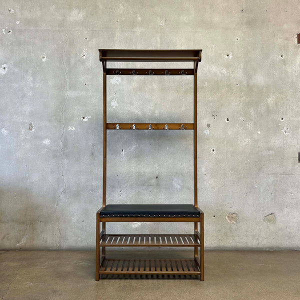 Contemporary Entry Hall Tree w/ Bench Seat