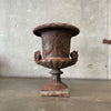 Antique Cast Iron Cherub Urn