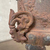 Antique Cast Iron Cherub Urn
