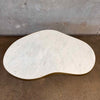 Kidney Marble Brass Coffee Table