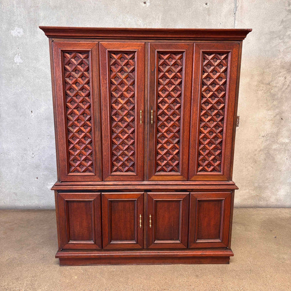 Vintage Mid Century Bar and Records Cabinet
