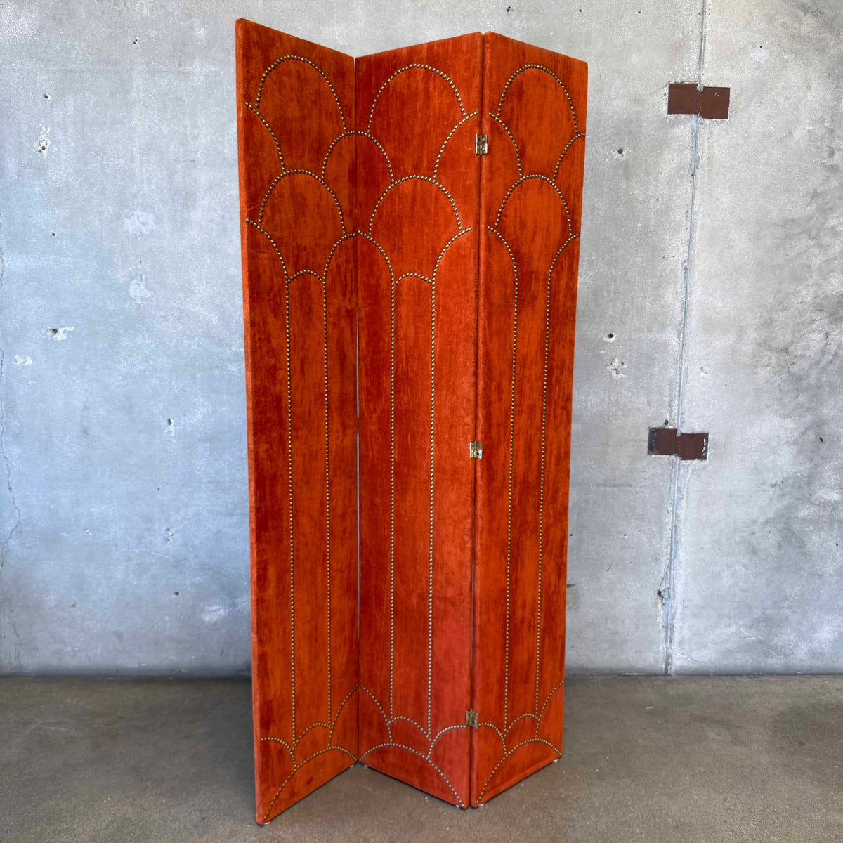1970'S Panel Folding Room Divider Screen